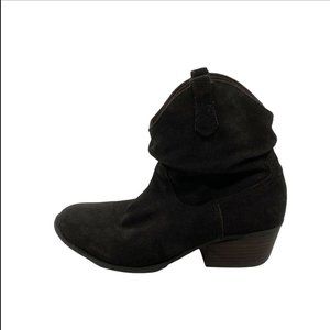 White Mountain Womens Slammin Brown Leather Round Toe Ankle Booties Size 9 M